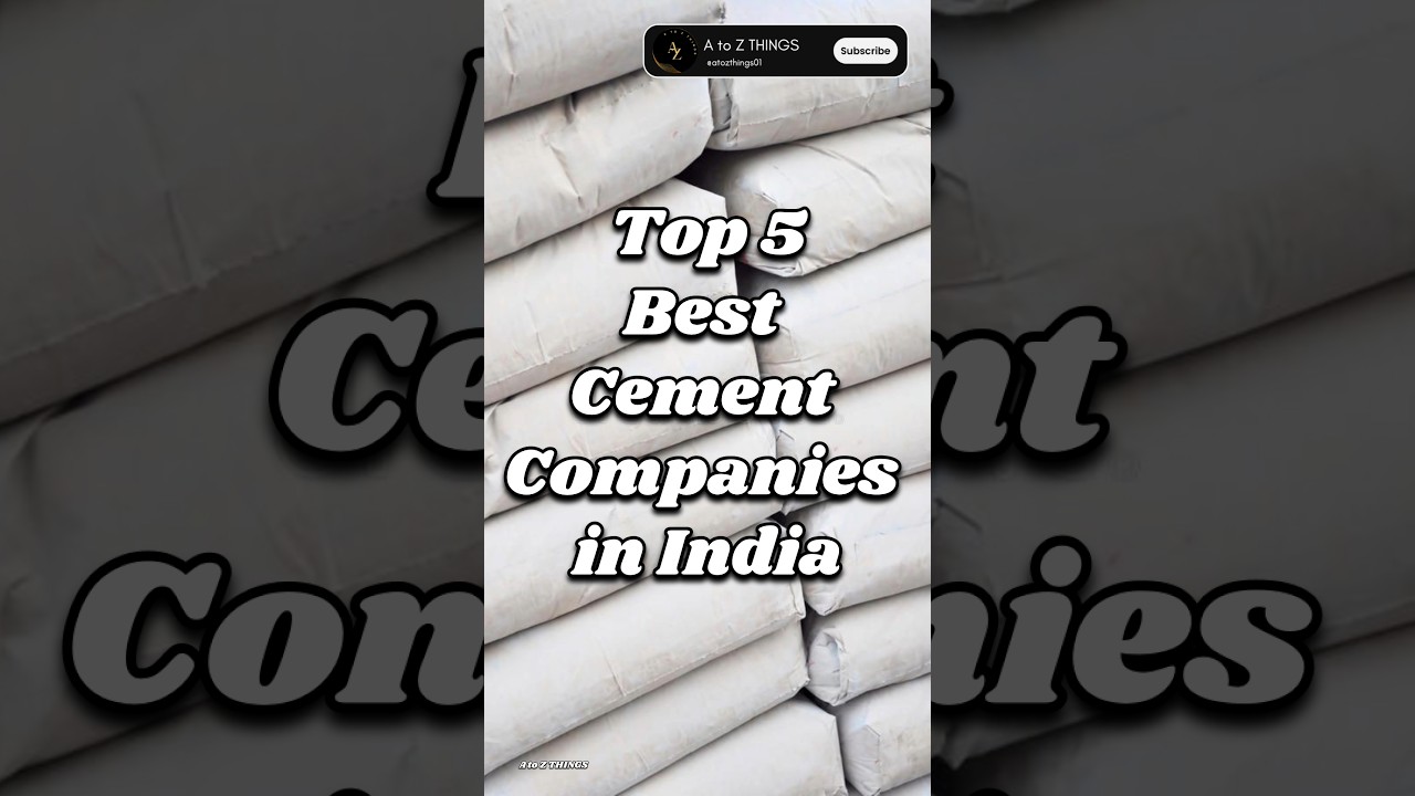 Top 5 Best Cement Companies in India #shorts #bestcement