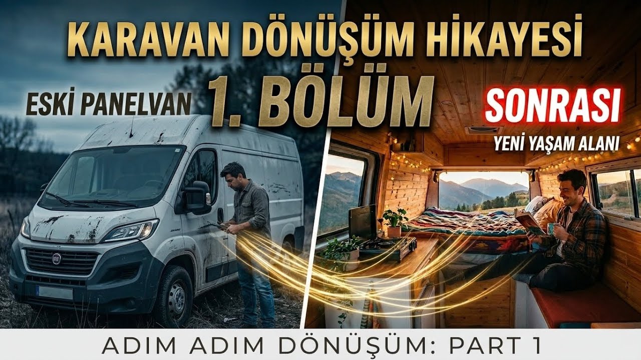 Karavan D&ouml;n&uuml;ş&uuml;m Hikayesi 1.B&ouml;l&uuml;m #van #vanlife #karavan #viyakaravan