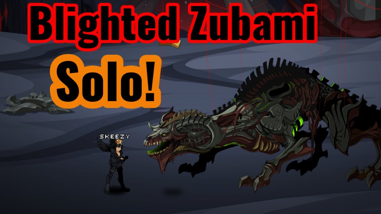 AQW - Blighted Zubami Solo (World Record???!!!)