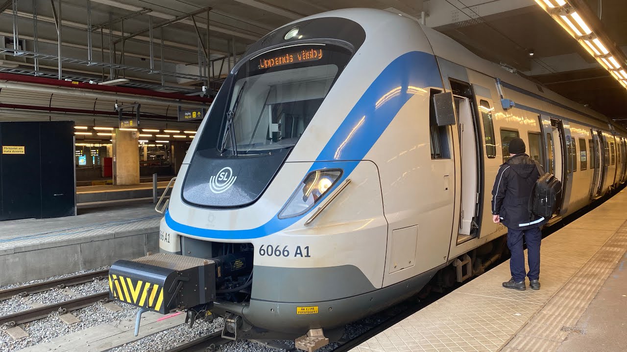 Åker pendeltåg till Stockholms central från Stuvsta