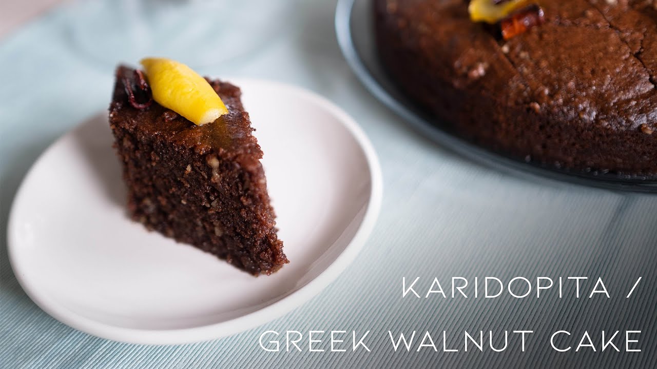 Karidopita | Greek Walnut Cake w. Syrup | Slow Cuisine Ep.4
