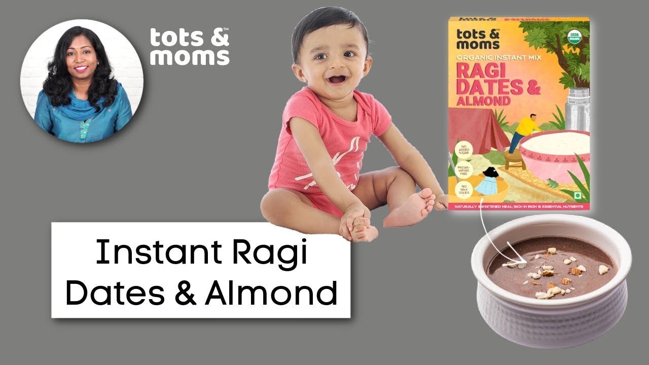 Instant Ragi Dates & Almond | Tots and Moms Foods