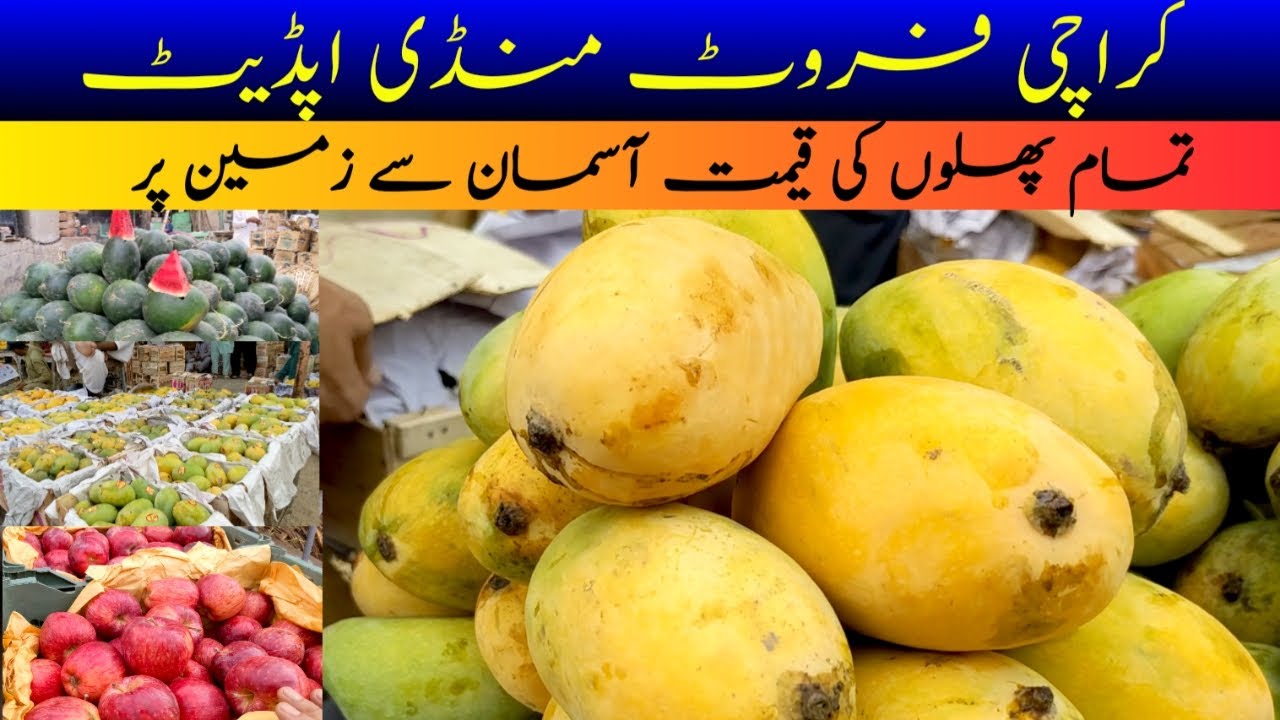 Karachi Fruit Market Update | wholesale Fruit Mandi in Karachi | Mango Market Price 🥭