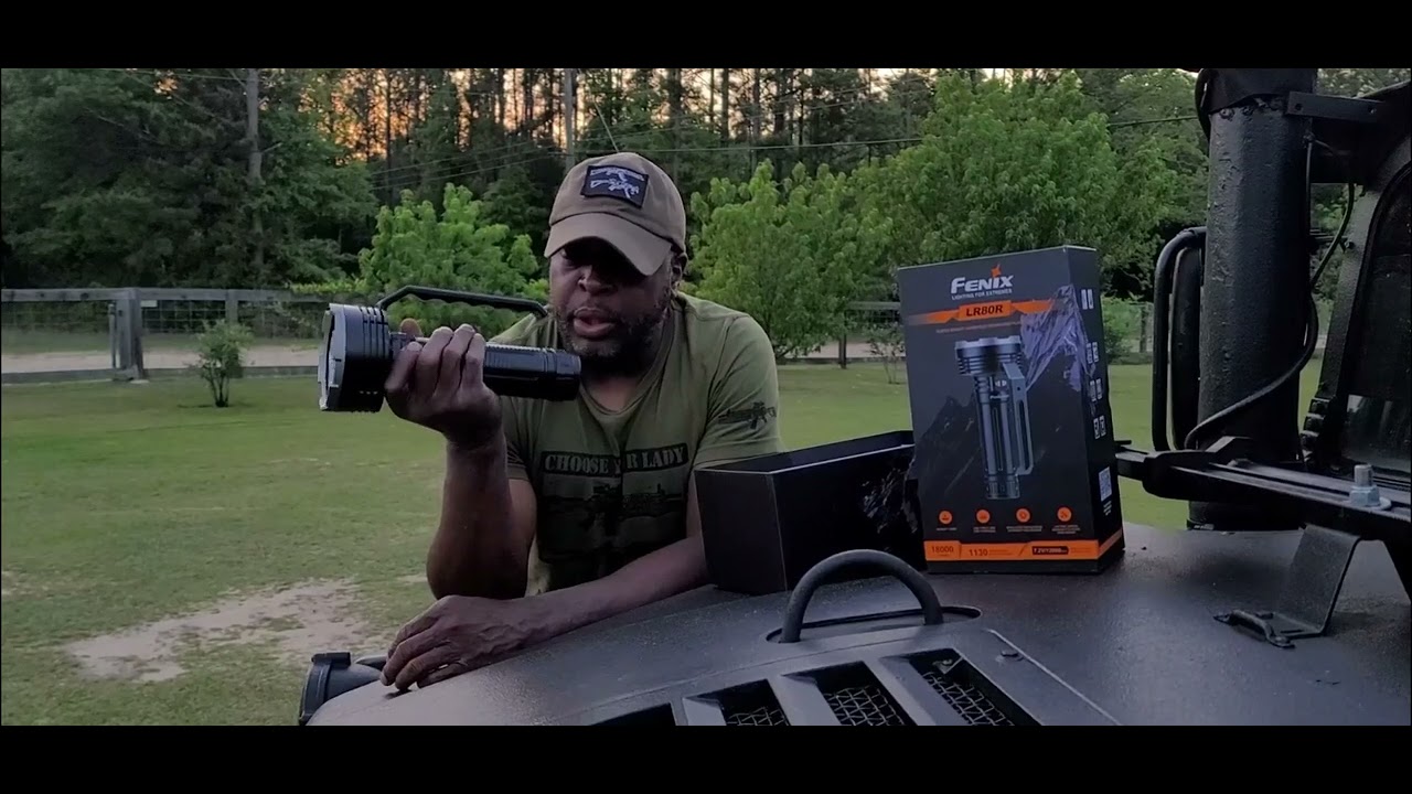 The FENIX LR80R LED FLASH LIGHT  one of best all around prepping flashlight on the market