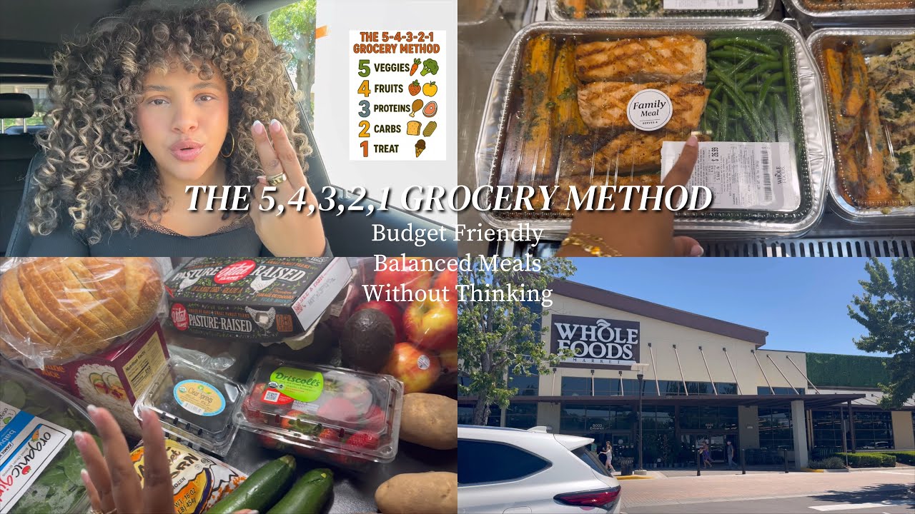 THE 5,4,3,2,1 GROCERY METHOD: BUDGET FRIENDLY BALANCED MEALS WITHOUT THINKING