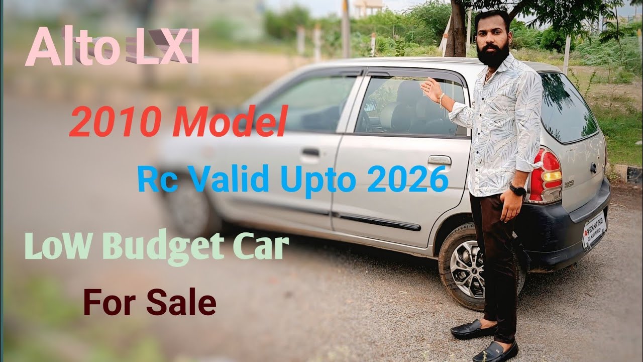 ALTO LXI 2010 MODEL RC VAILD UPTO 2026 7TH MONTH EXTERIOR AND INTERIOR REVIEW...
