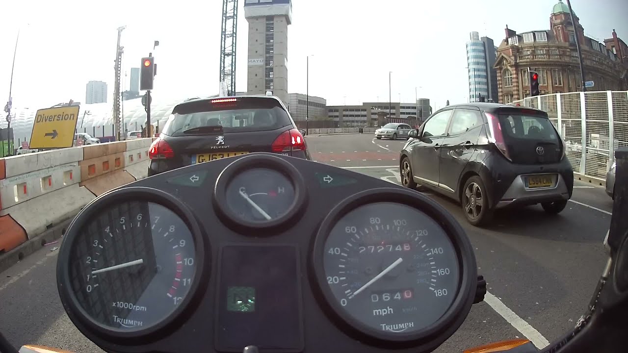 A drive around Manchester's inner ring road Apr 2021
