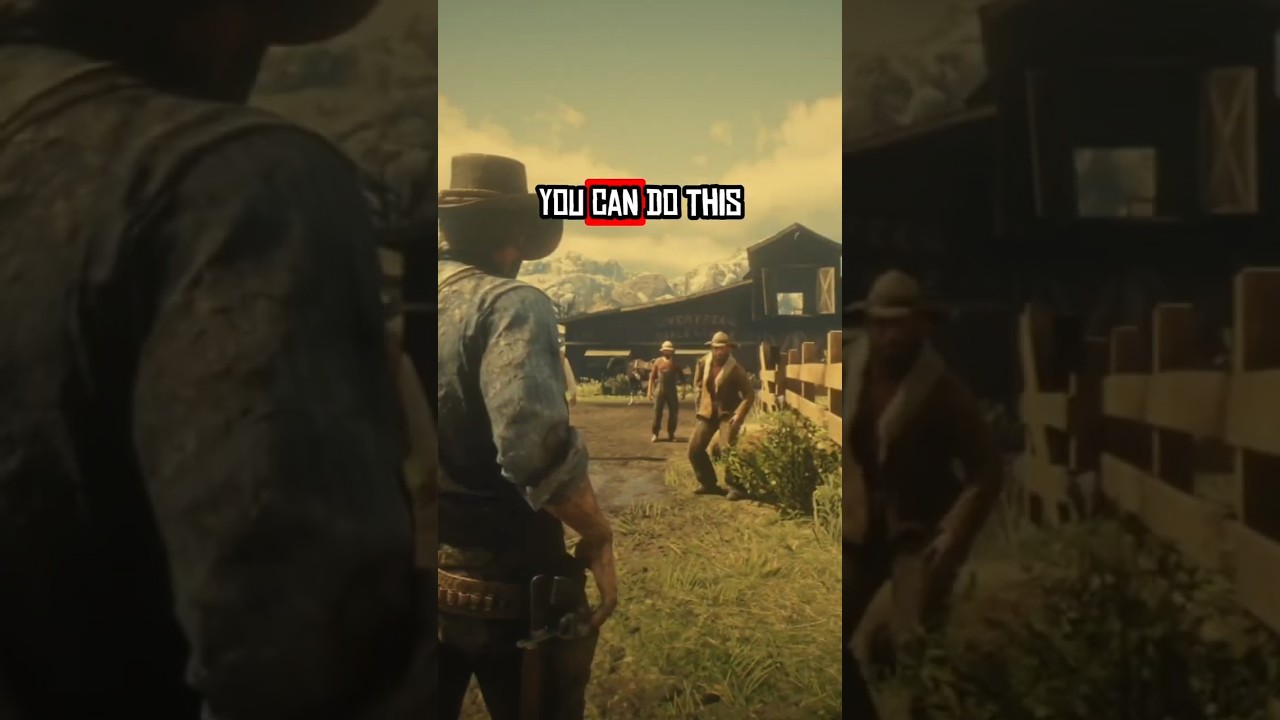 В RDR2 можно сразиться буквально с кем угодно #rdr2 #reddeadredemption