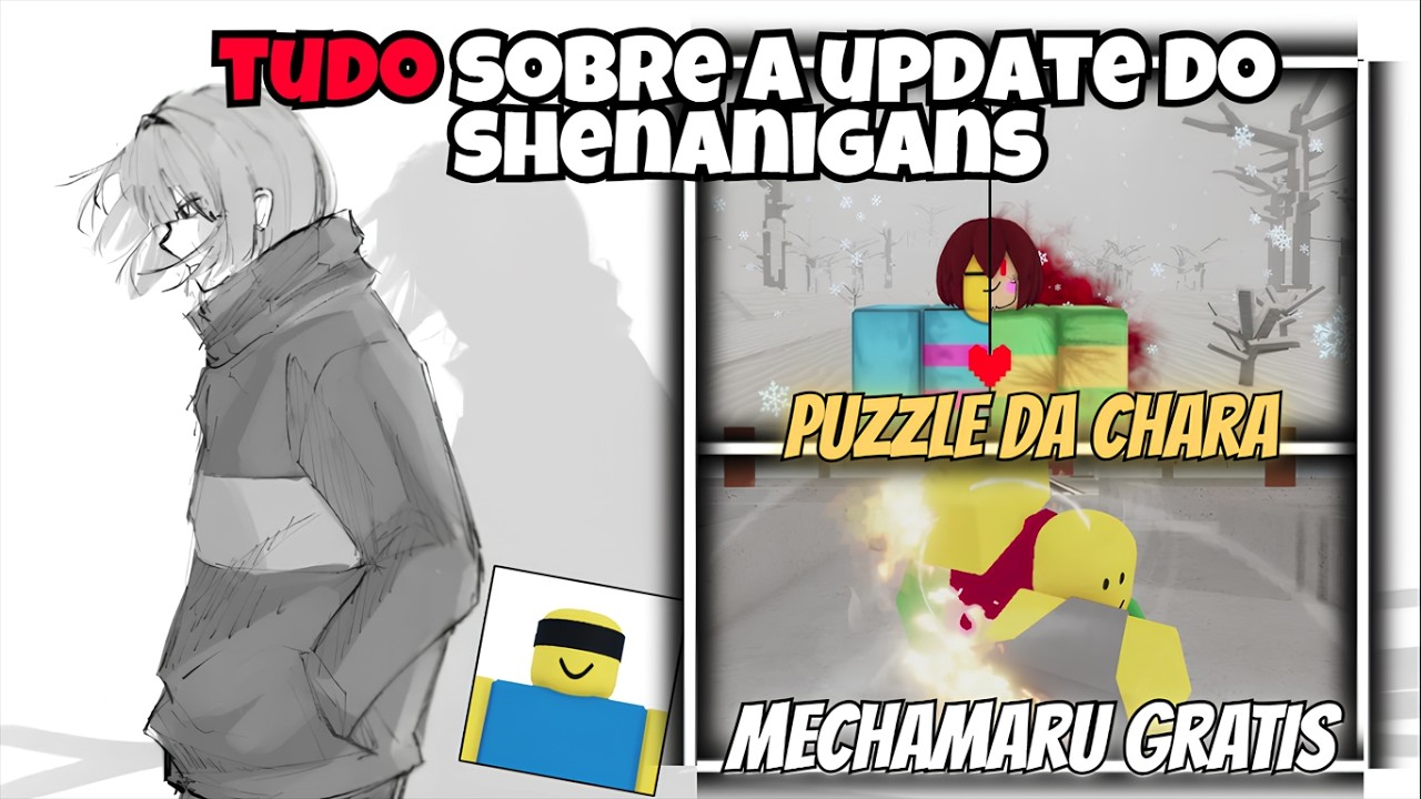 VAZOU TUDO! PUZZLE DA CHARA + NOVO MAPA REVELADO | JUJUTSU SHENANIGANS!