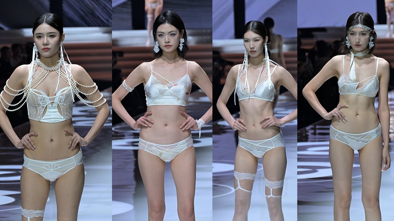 [4k60] Asian lingerie fashion _Special lingerie show