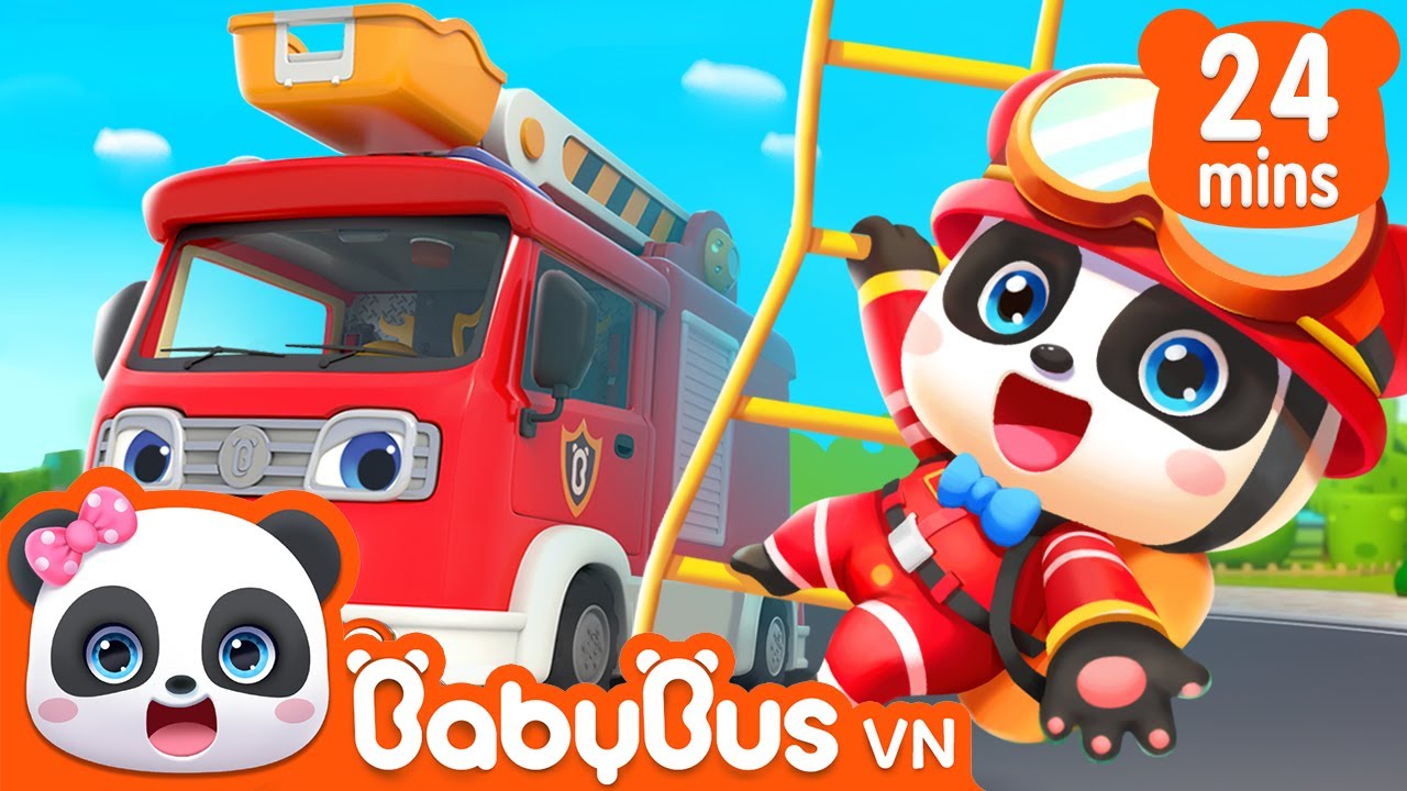 Một ngày làm lính cứu hỏa | Lính cứu hỏa tí hon | Nhạc thiếu nhi vui nhộn | BabyBus