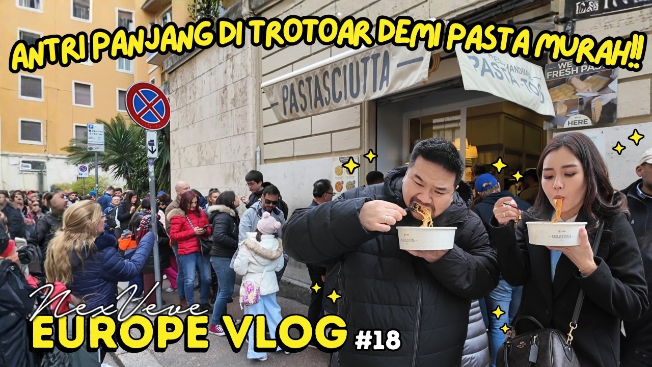 PASTA MURAH FAVORIT WARGA ITALIA!! ANTRINYA PANJANG BANGET!!