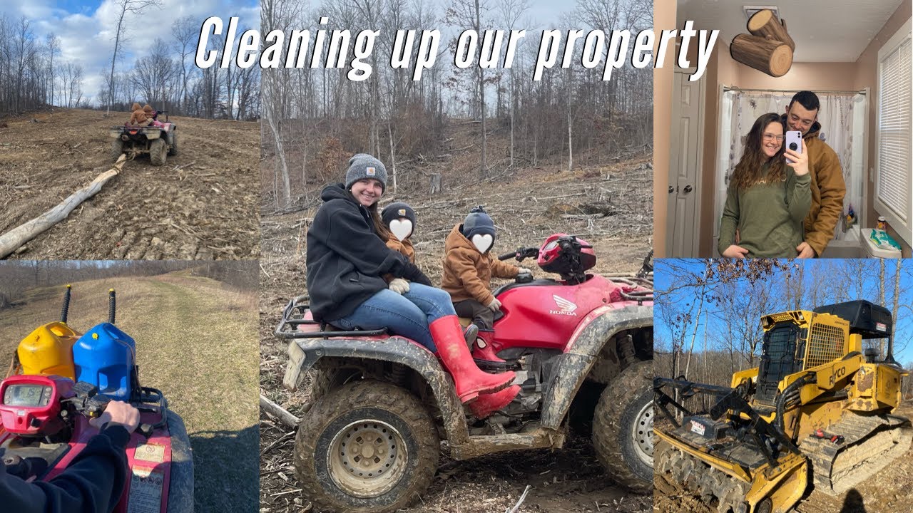 Renovating our hay field | Rayco C100, fixing property, homesteading, life as a mom