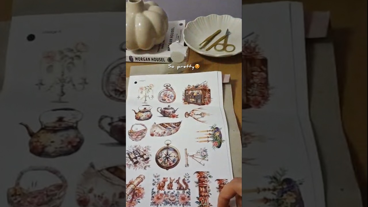 Meesho Aesthetic journal sticker unboxing😍🆕️