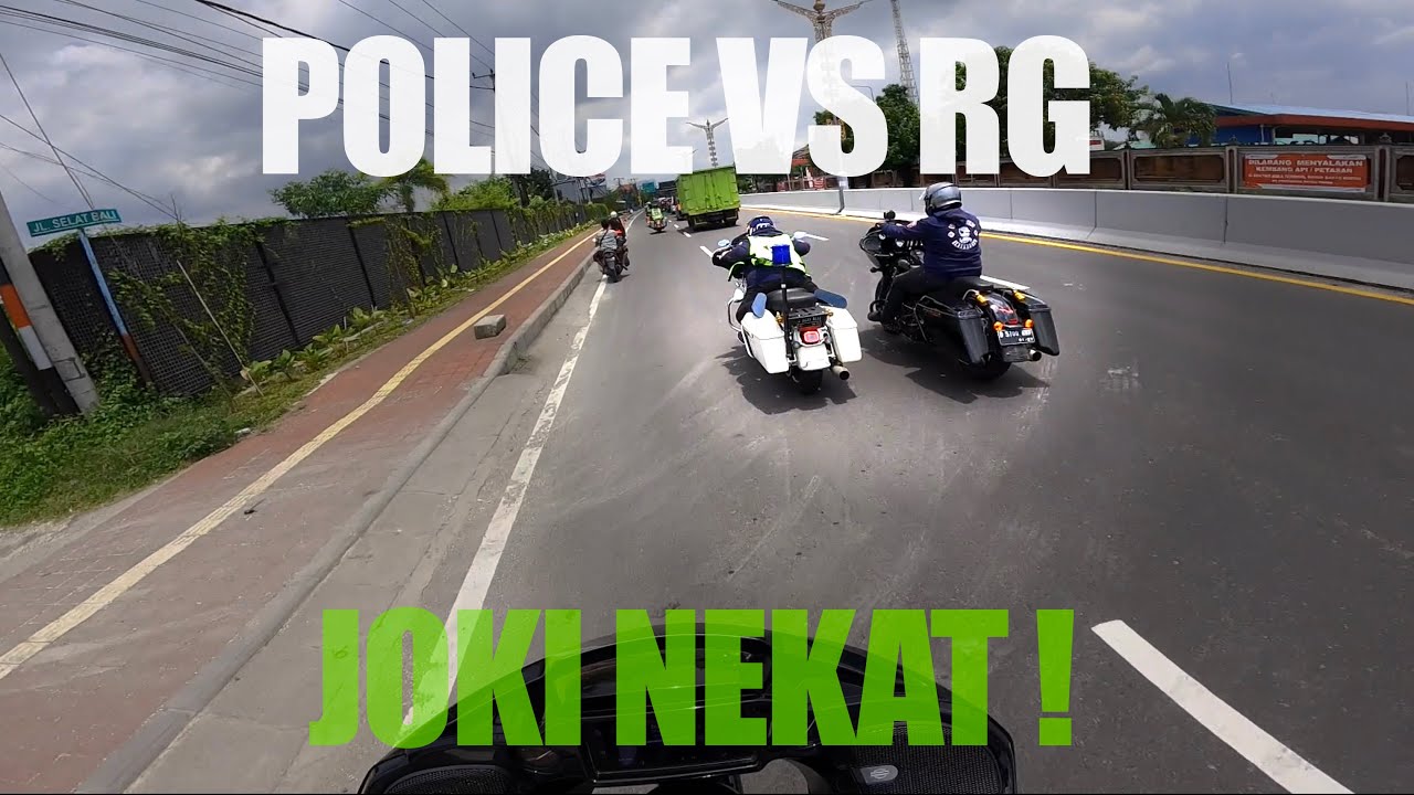 TOURING RASA ROAD RACE - HARLEY ROADGLIDE VS POLICE !!!