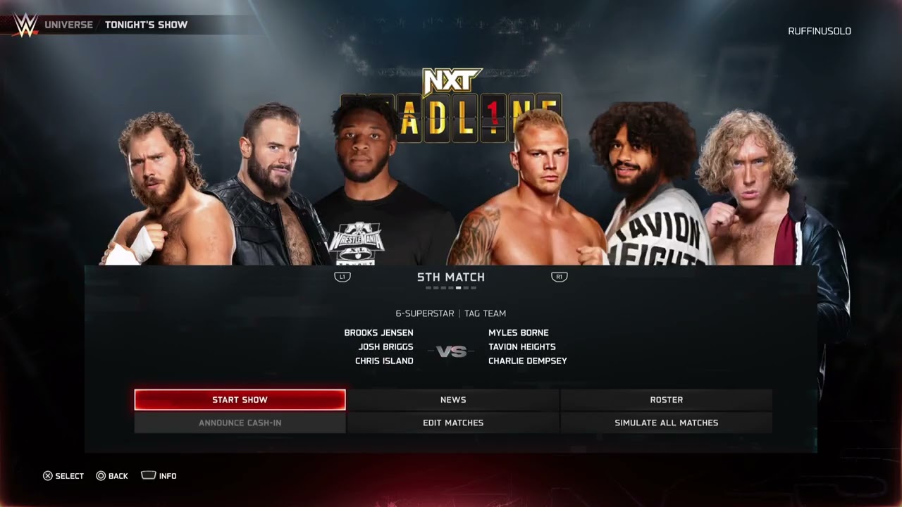 NXT PLE WWE CURRENT FANTASY ROSTERS  | CERTIFIED BANGERS | BIG BOOKER BRAIN|AI VS AI | COME CHILL!!