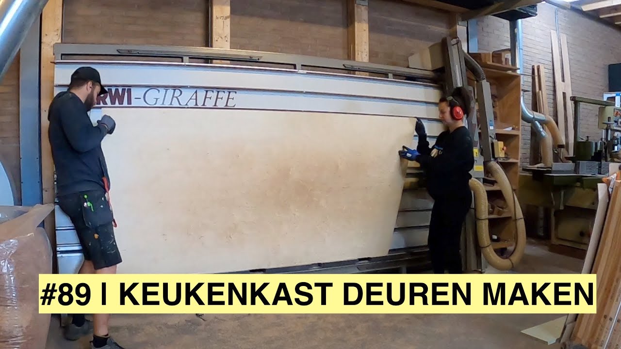 KEUKENKASTDEUREN MAKEN VAN BERKENPLEX | Daar komt de keuken! | KLUSVROUW #89