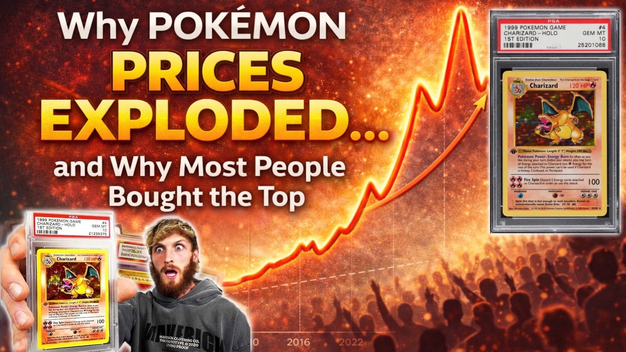 Why Pokémon Prices Exploded… and Why Most People Bought the Top