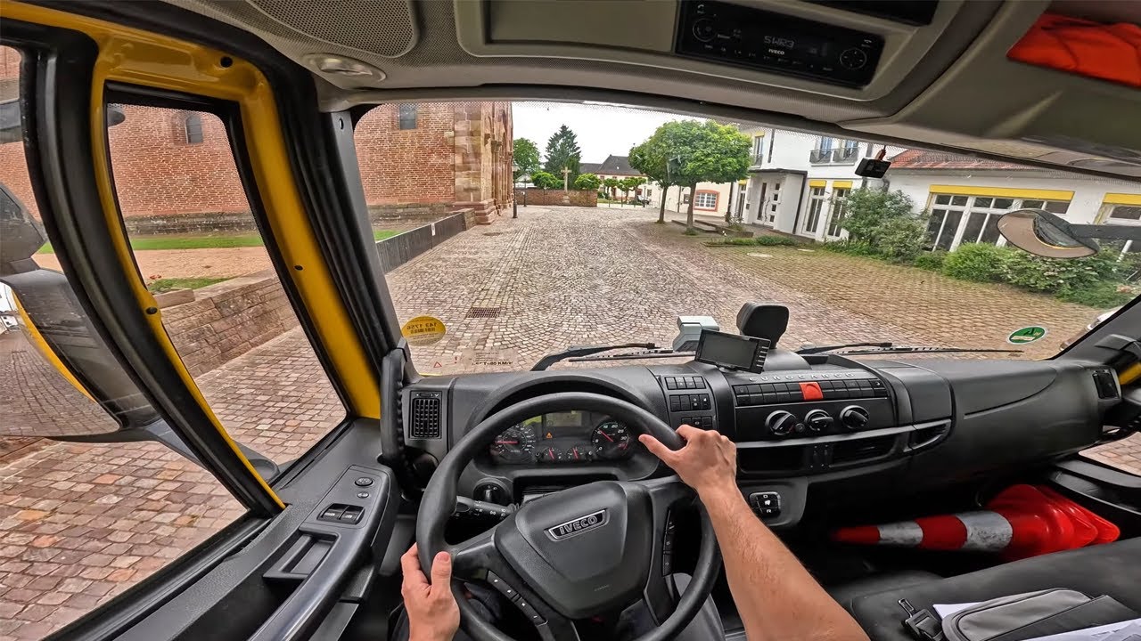 POV ASMR Iveco Euro Cargo Truck Driving In Germany 4K GPRO #5