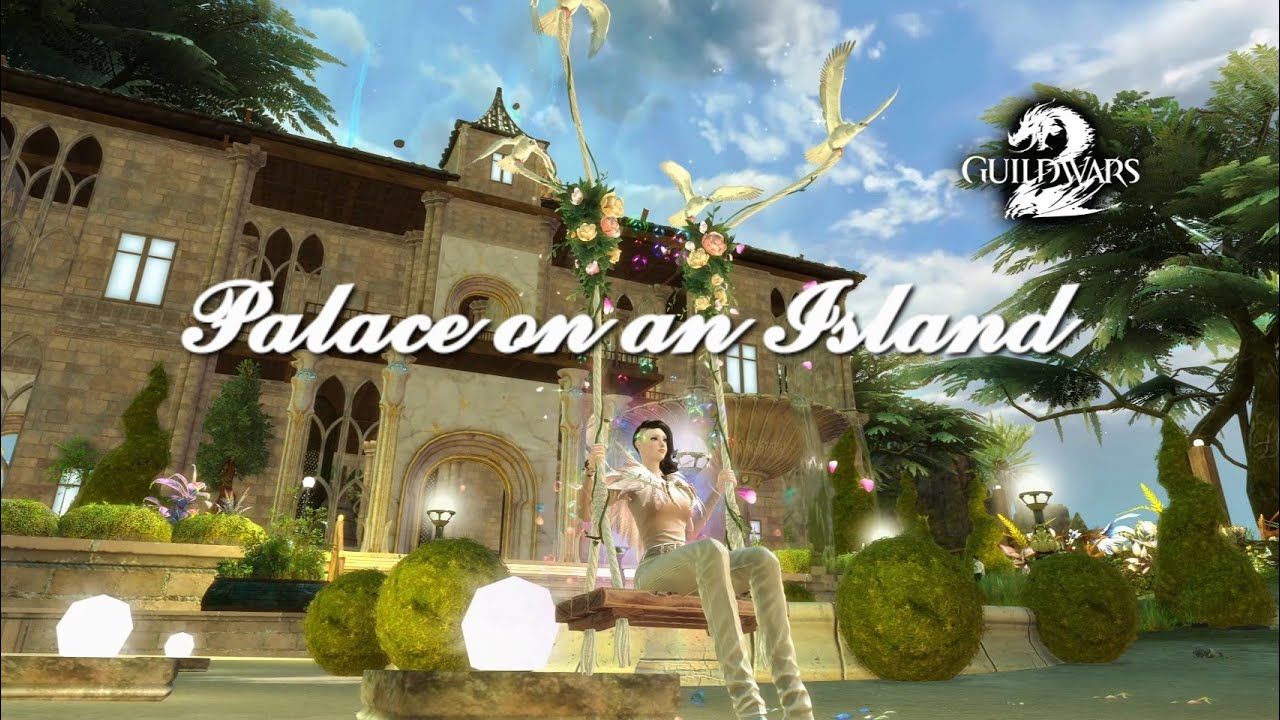 Palace on an Island | Guild Wars 2 Homestead 🤍