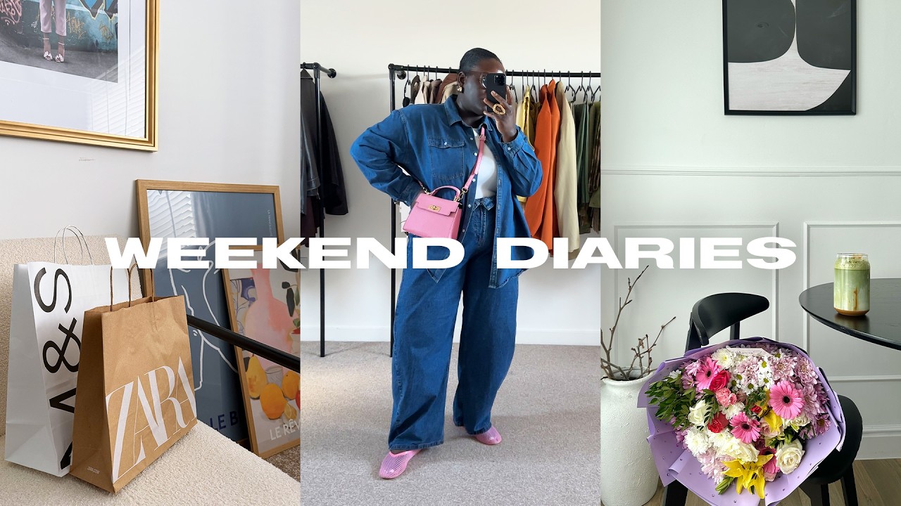 weekend diaries - solo weekend at home | asos, shein & jewellery haul | outfit planning & more!