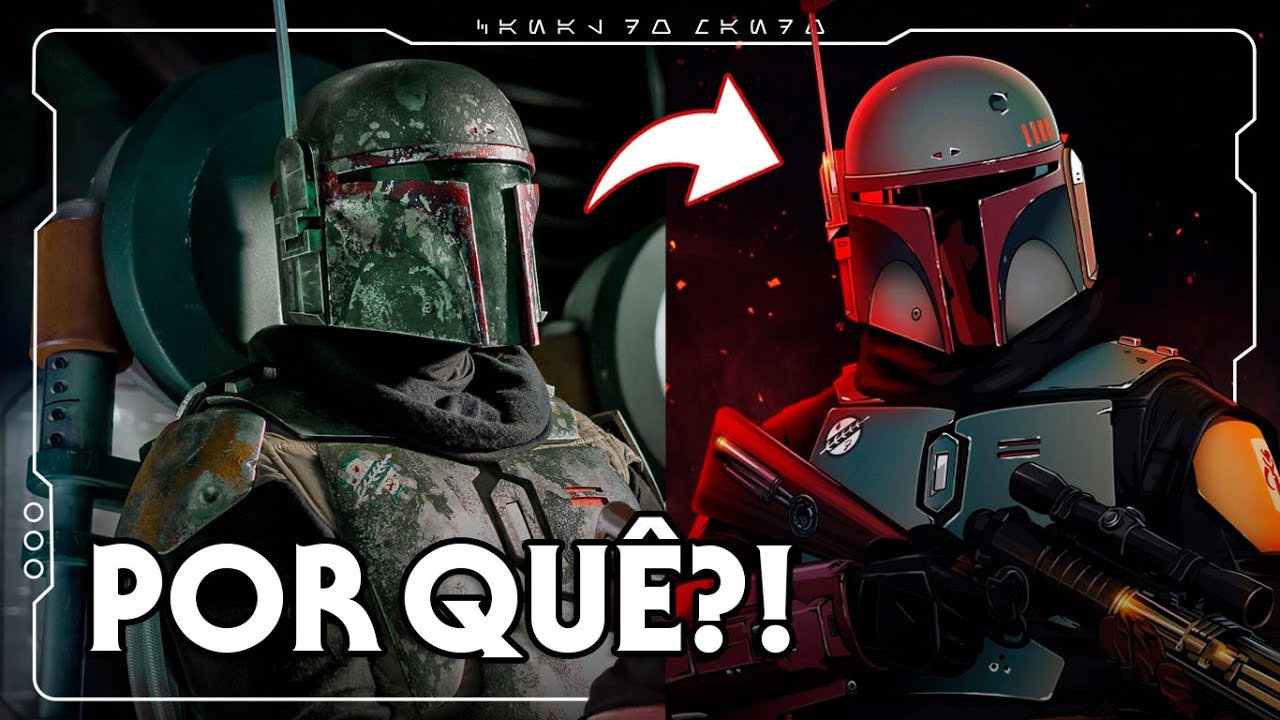 POR QUE BOBA FETT PINTOU SUA ARMADURA EM THE MANDALORIAN? | Canal do Mando