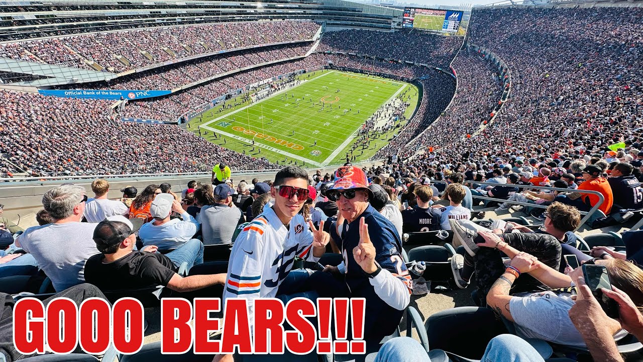 Chicago vlog Day 2-3: Went to a Bears game!
