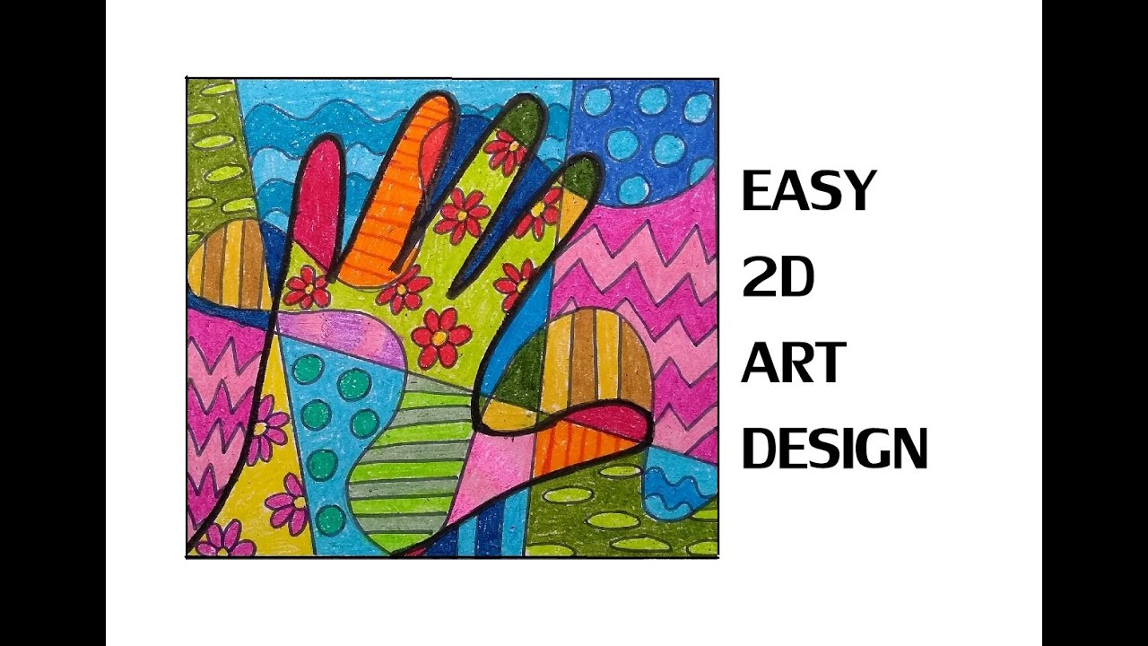 HOW TO DRAW SANKALP CHITRA FOR ELEMENTARY EXAM | HOW TO DRAW 2D DESIGN TUTORIAL