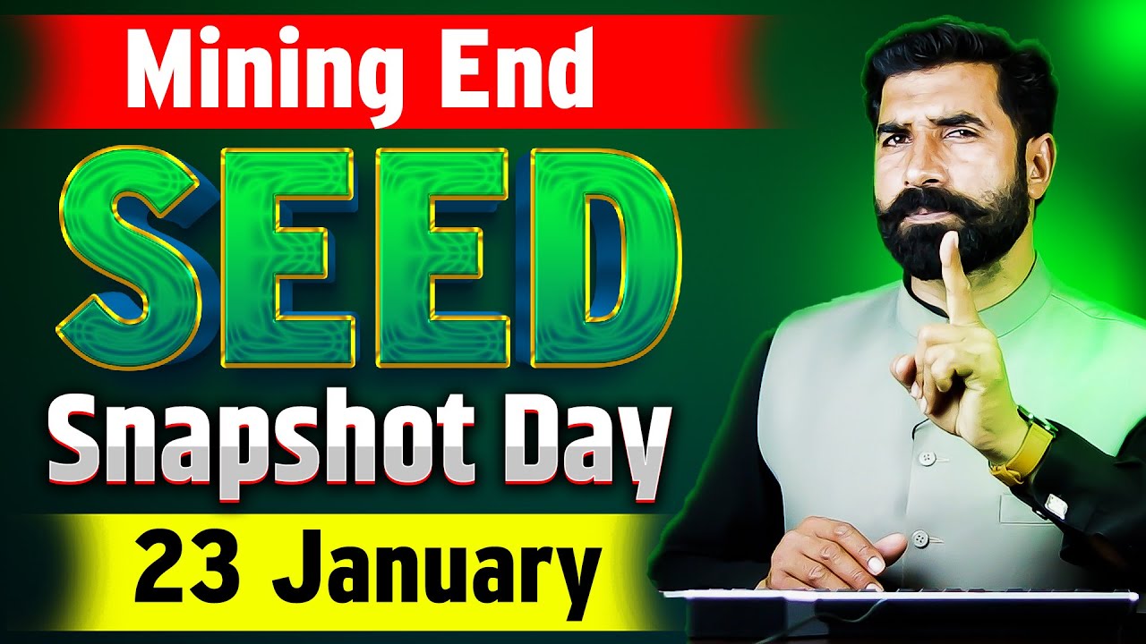 Seed Coin Mining End | Seed Snapshot | Seed Airdrop Update | Airdrop News Update | Albarizon