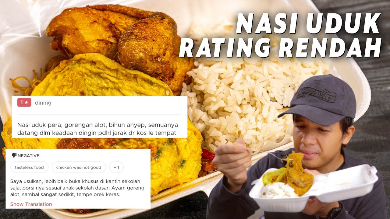 GUE NYOBAIN NASI UDUK DENGAN RATING RENDAH, SEPARAH ITU KAH? - Sad Food (eps 2)