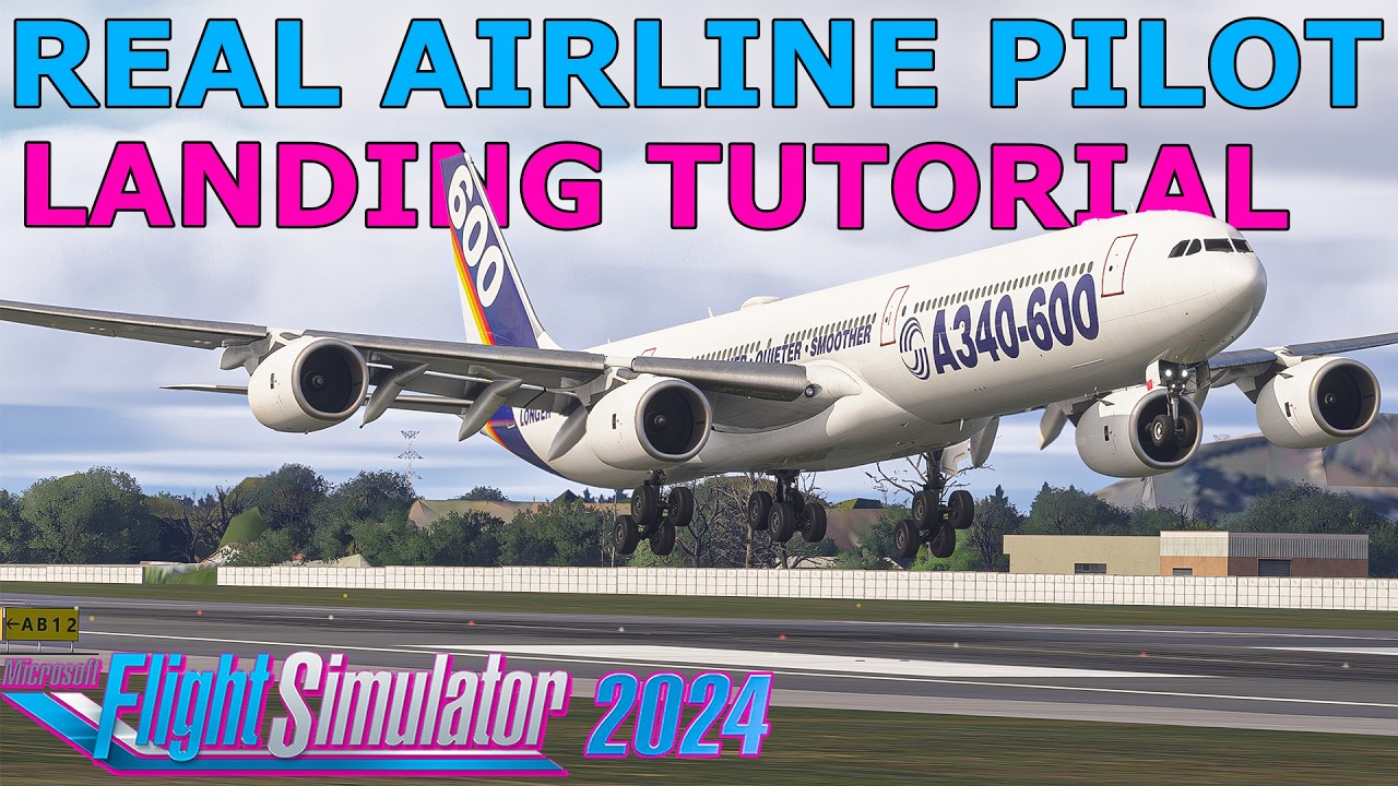Как избежать жестких посадок на самолете ToLiss/Aerosoft A340-600Pro! С участием настоящего (бывш...