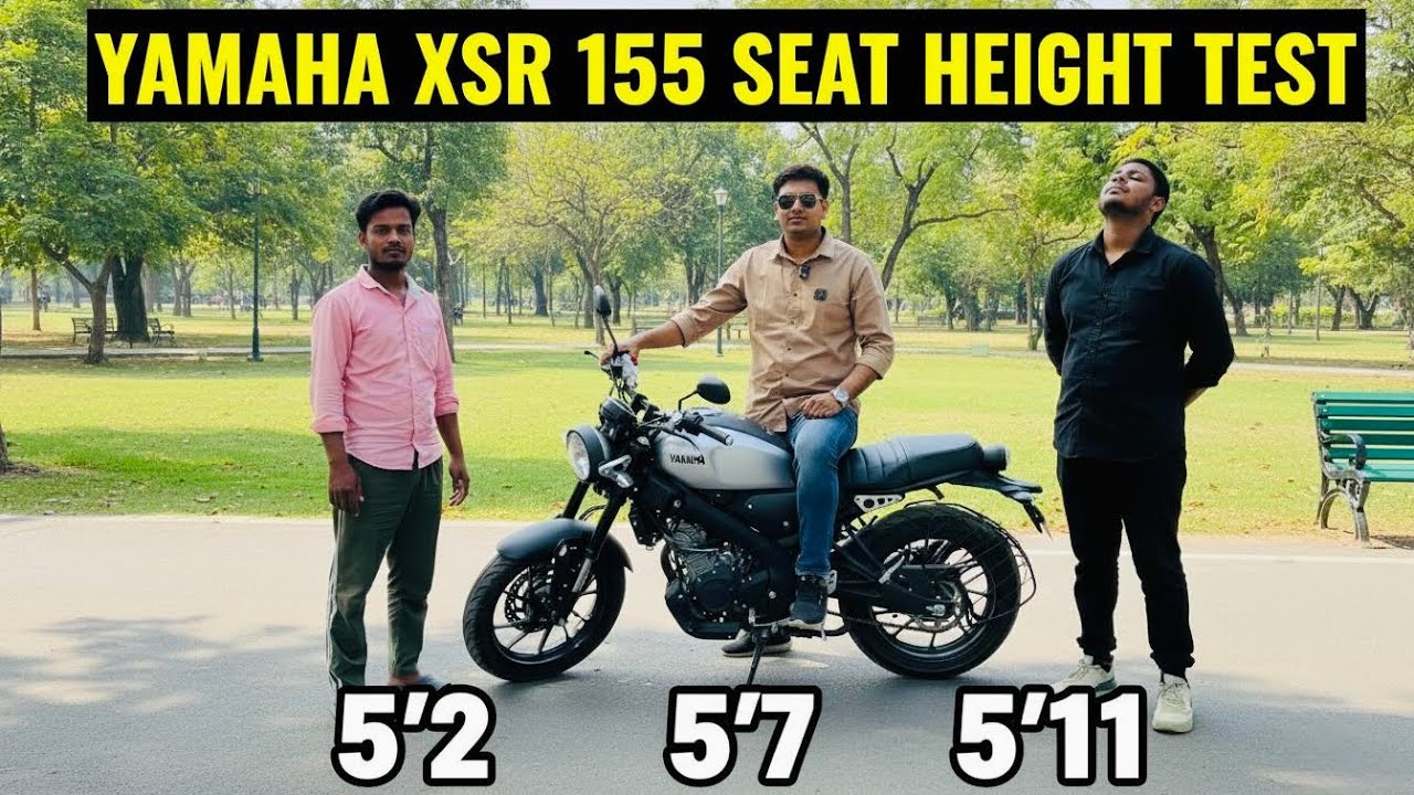 Yamaha xsr 155 Seat Height Test || Xsr 155 Seat Height Test || Review 