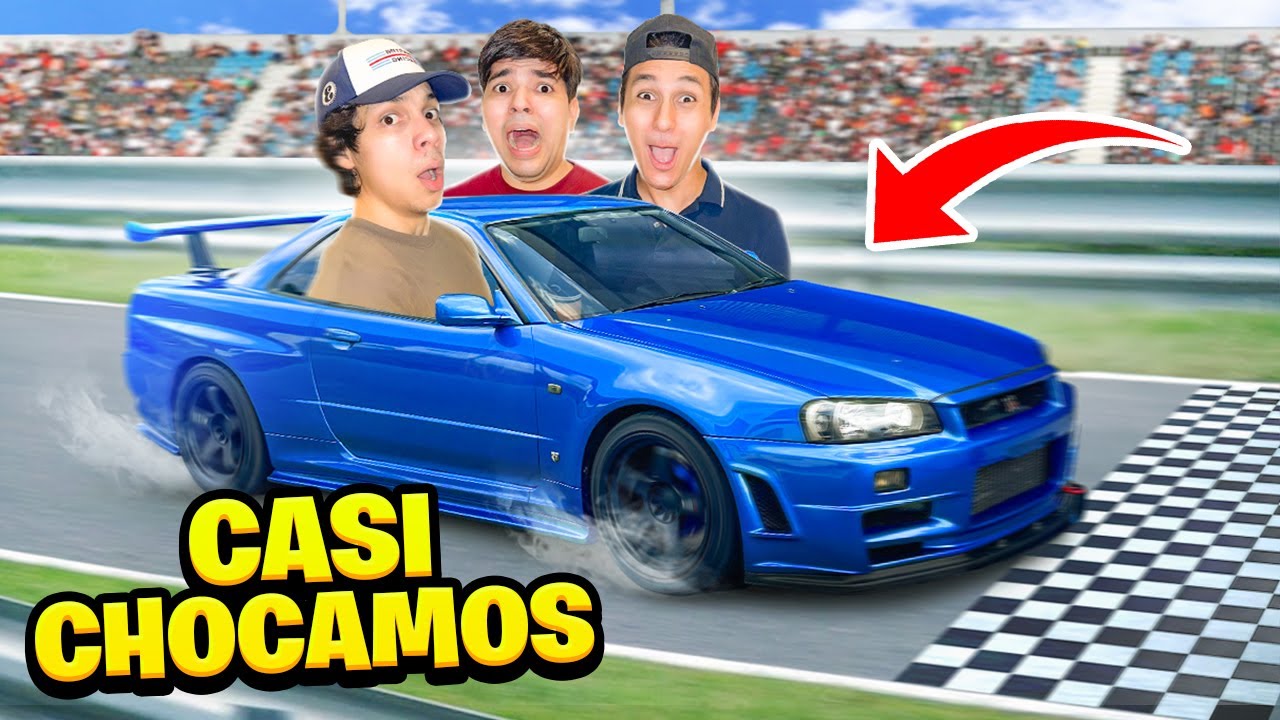 PROBÉ A MÁXIMA VELOCIDAD EL SKYLINE R34 GTR Y CASÍ CHOCO POR ESTA RAZÓN - Yair17