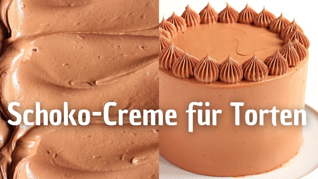 Das beste Schokobuttercreme Rezept für Torten und Cupcakes | Nicht butterig!