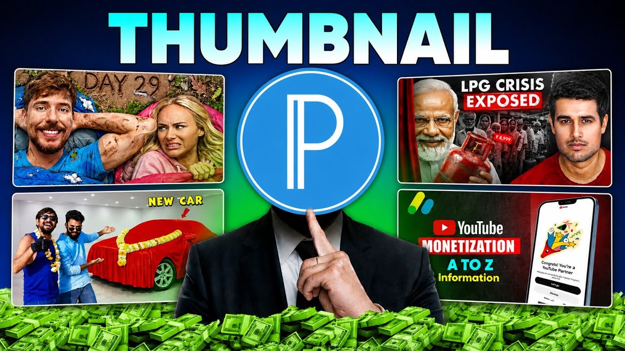 High CTR Thumbnails in Pixellab Using Mobile | Full Course