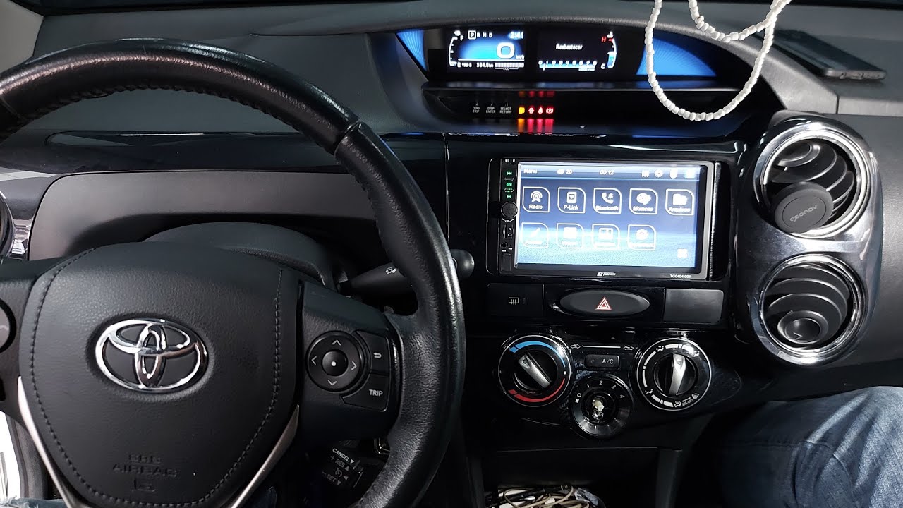 Fio do comando de Volante e câmera de ré Original Toyota Etios