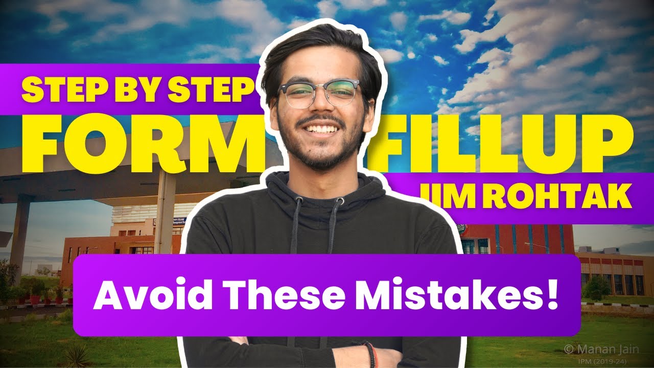 IIM Rohtak IPMAT Application Form Fillup 2025 | Don't Apply for IPL!