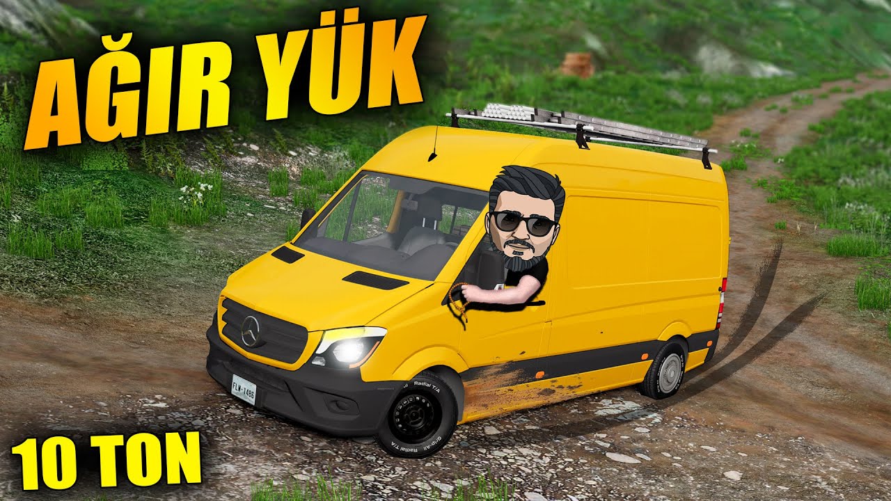 10 TON YÜK İLE YENİ KÖY YOLLARINA DALDIM // HARARET YAPTI // MERCEDES Sprinter //