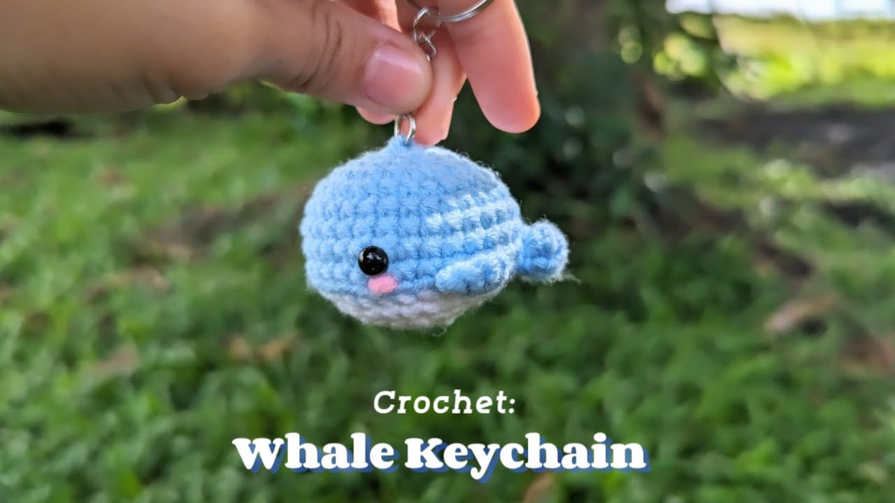 Crochet Whale Keychain | Amigurumi Tutorial