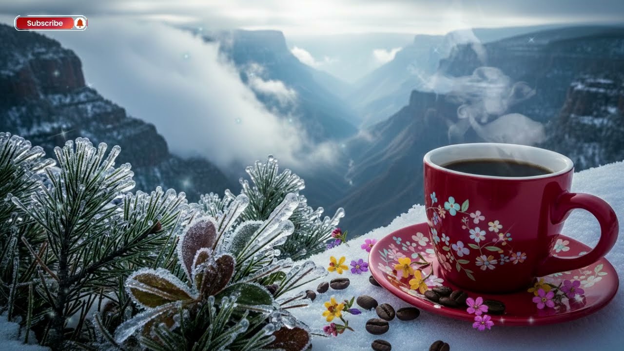 Soothing Soft Piano Music for Coffee & Snow