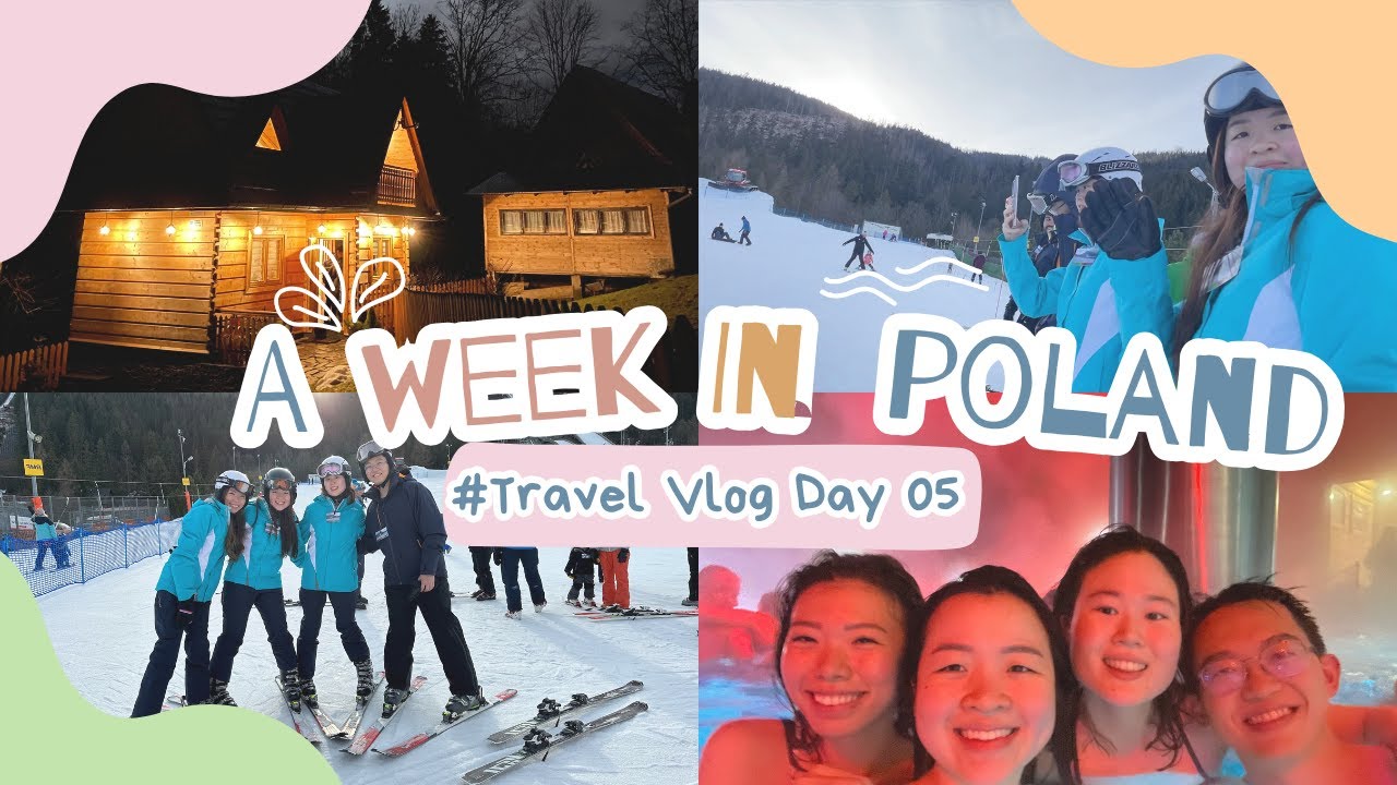 Poland Travel Vlog Day 5 - Skiing in Zakopane + Cottage Tour!