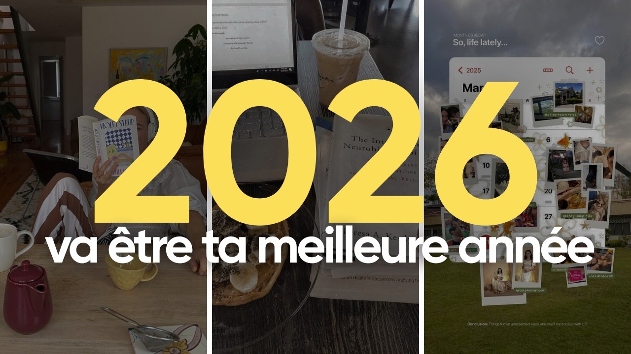 Analyse ces 8 domaines de vie pour transformer ton année | Mets en place les bonnes routines ✨