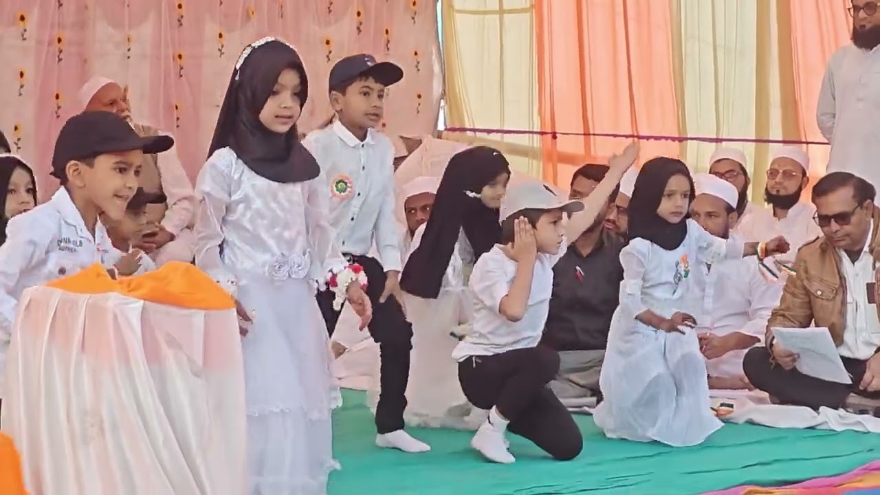 Dada Dadi Nana Nani Welcome to a school | Best kids action |  Program of Noori Primary school