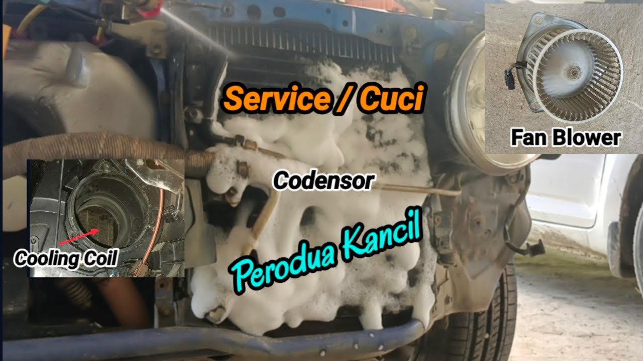 Service Cooling Coil / Codensor / Fan Blower Kancil