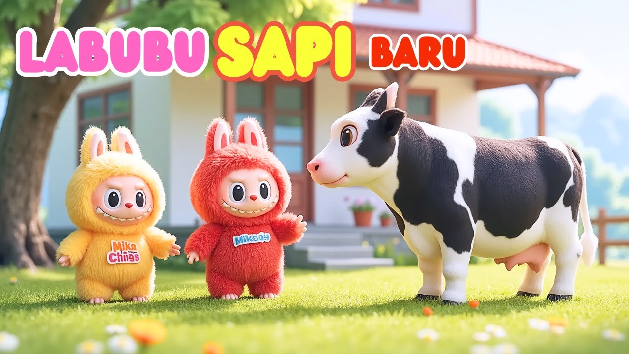 LAGU LABUBU PUNYA SAPI BARU  #labubu #laguanakindonesia #laguedukasi
