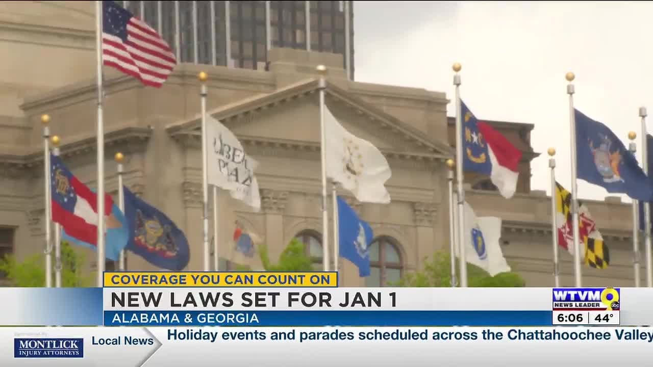 New laws take effect in Georgia and Alabama for 2026