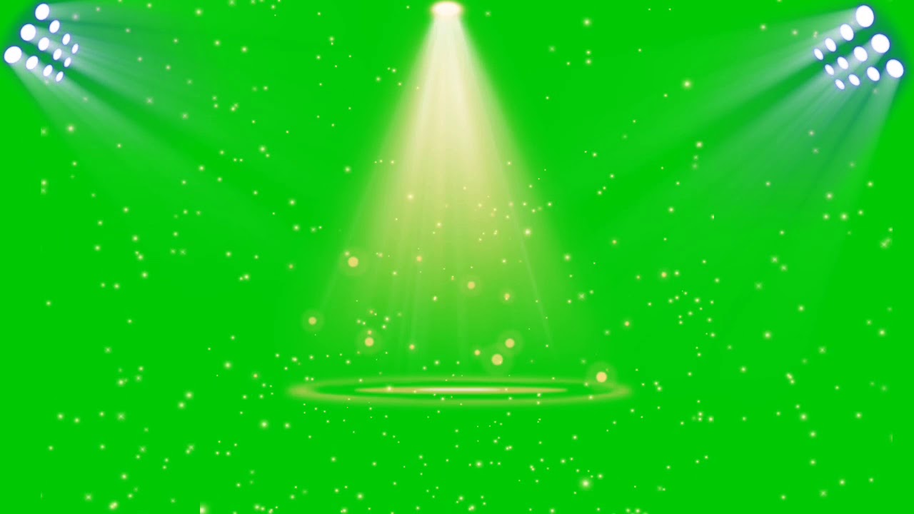 Green screen DJ light