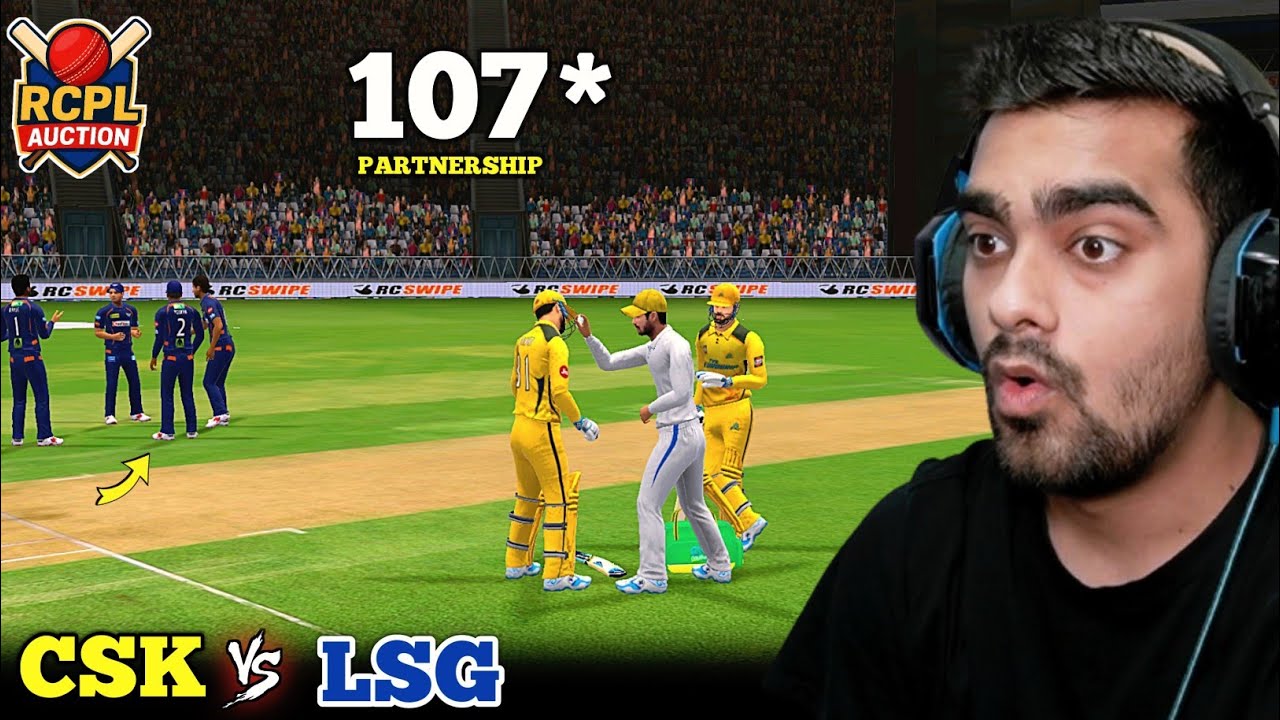 Gaikwad & Kohli 107(60)* CSK Vs LSG RCPL Auction RC Swipe (Expert Mode)