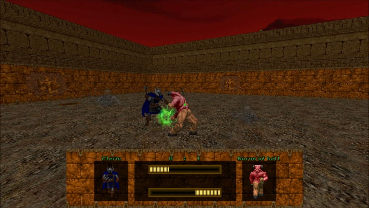 Doom Arena [Cleric vs Baron of Hell]