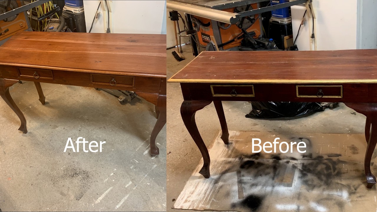Refurbishing an Antique Queen Anne Table